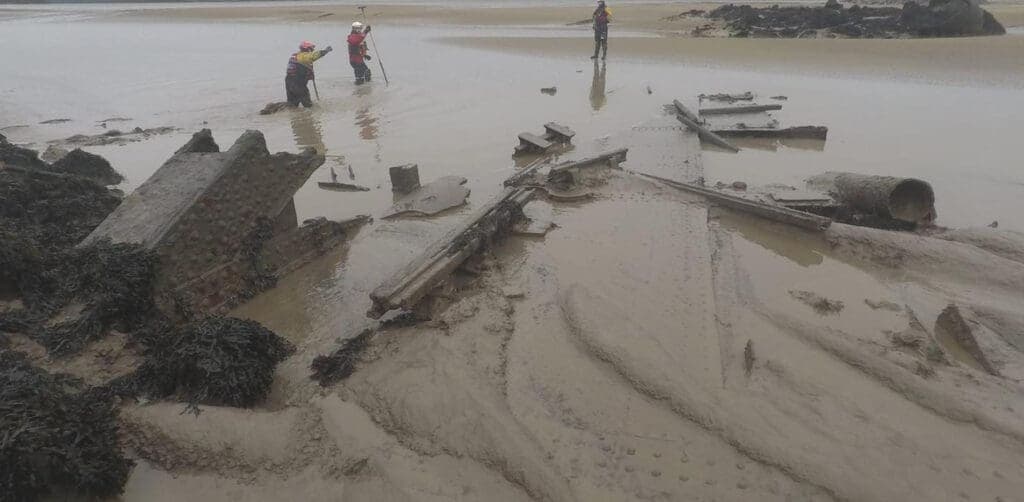Bridge remnants rediscovered six decades after barge collision