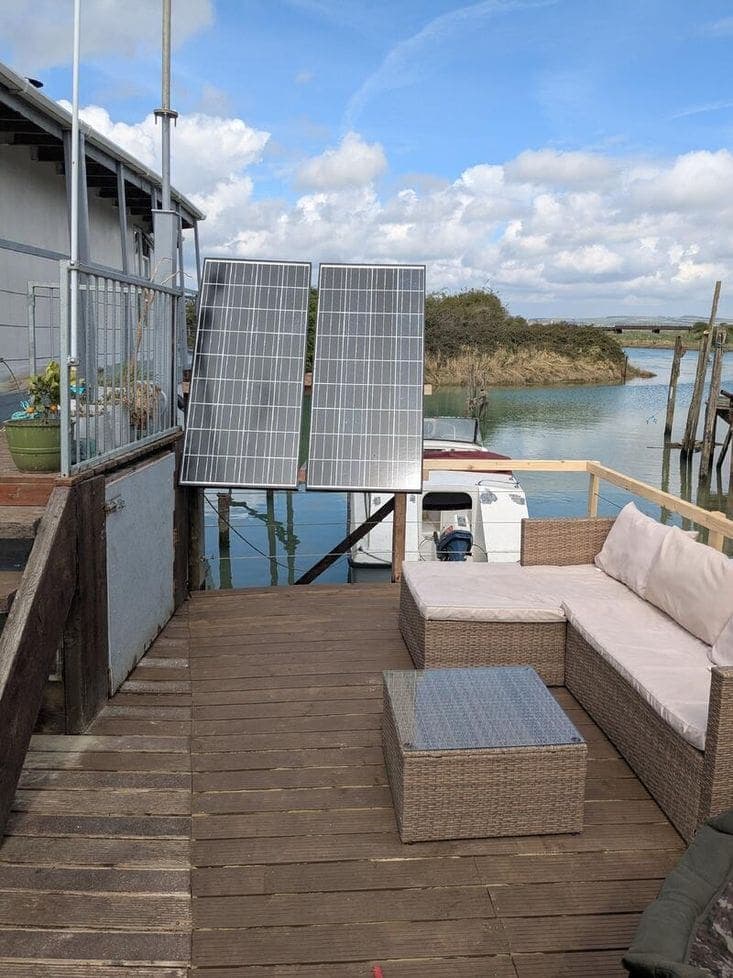 Houseboat with three acres of private land for sale in Arundel