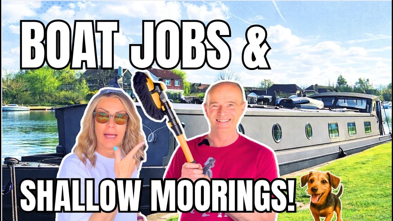 Canal Boat Jobs, Shallow Moorings & Richard’s New Favourite Gadget 😂 212