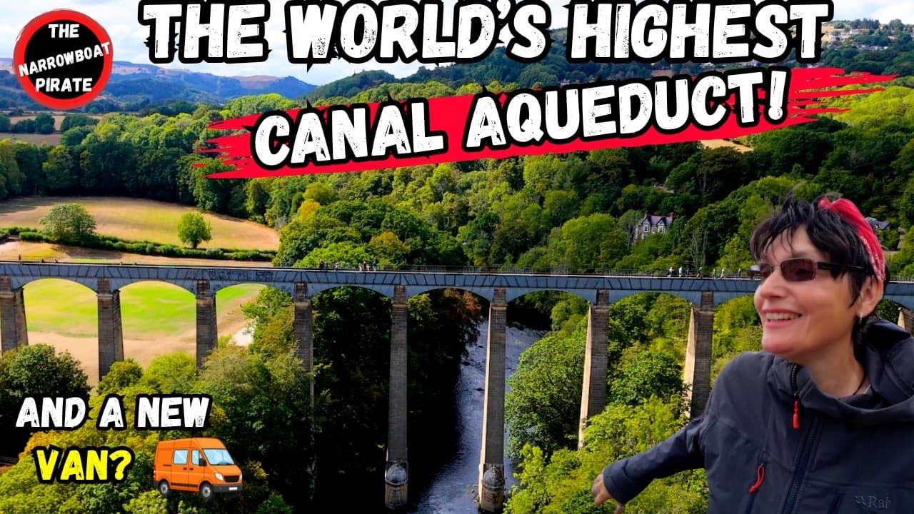 Crossing the World's Highest Canal Aqueduct… and a New Van?!