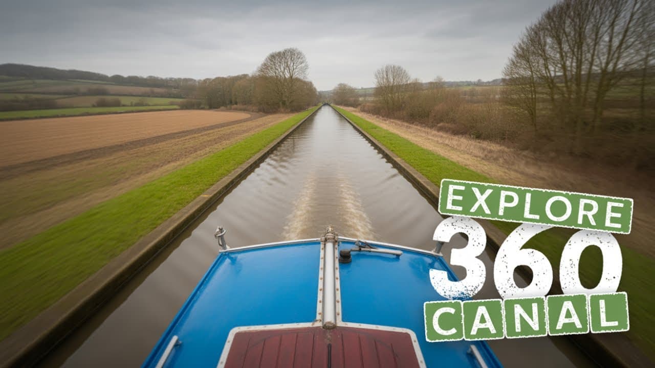 A 360 video As we get back on the Macclesfield Canal