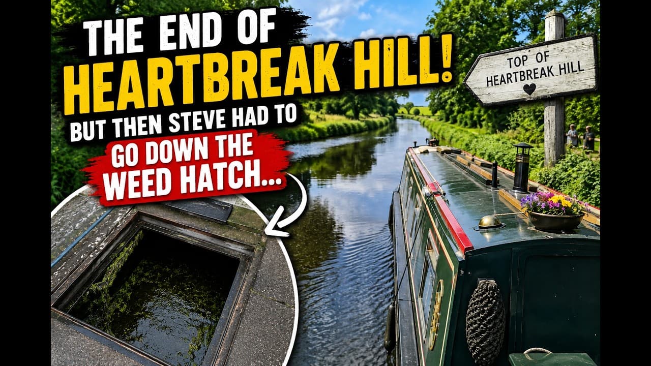 We Finally Conquer Heartbreak Hill! | Last Locks, Peaceful Cruising & a Weed Hatch Rescue
