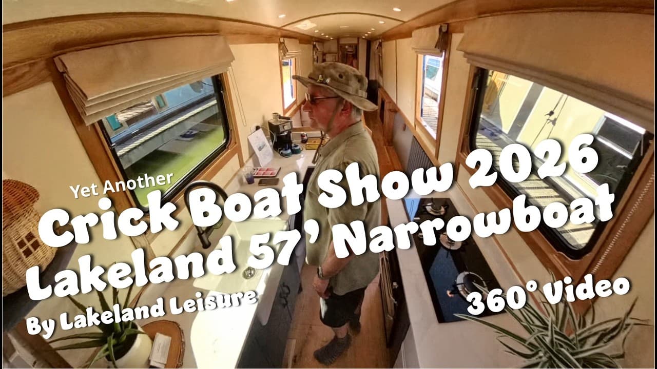#171 Yet Another Crick Boat Show 2026 - Lakeland 57 Narrowboat - Boat Tour