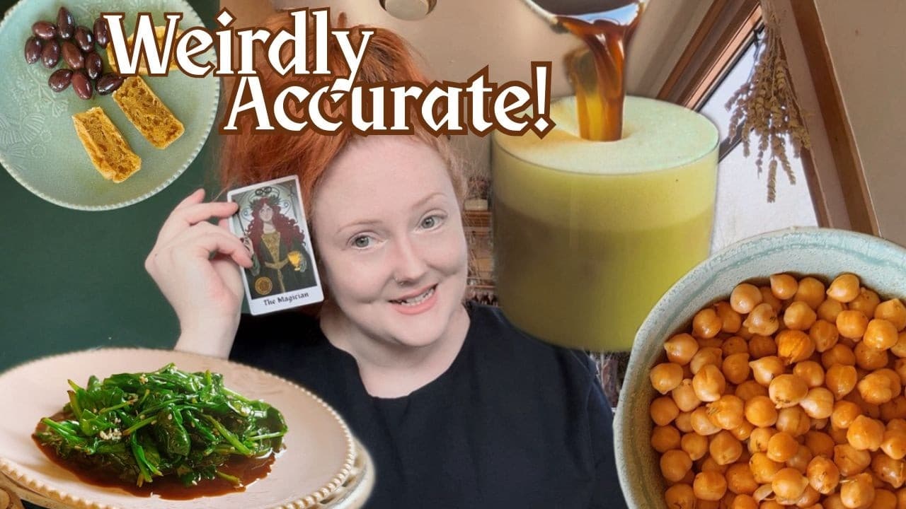 MY TAROT DECK TELLS ME WHAT TO DO - AND EAT! COSY WITCHY NARROWBOAT WIEIAD