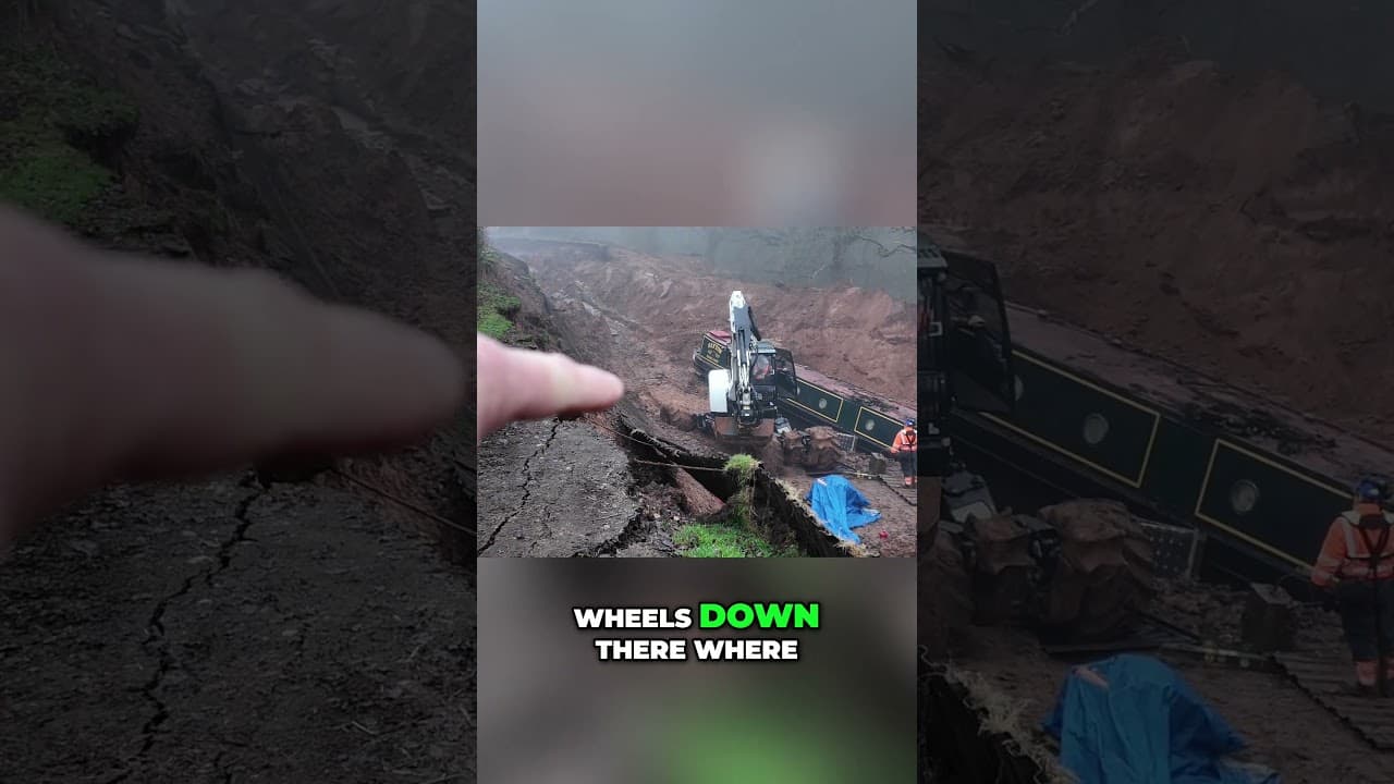 Whitchurch Breach Soft Ground Excavator See Incredible Track Bed Construction