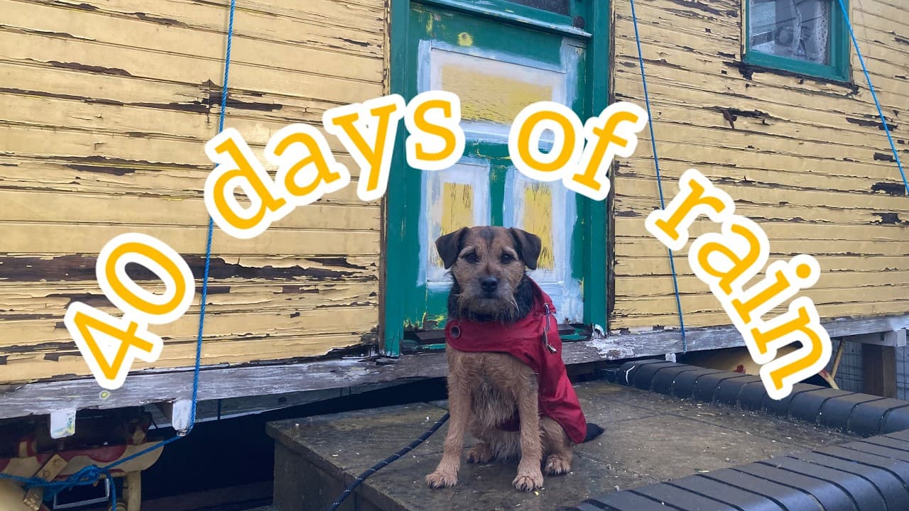 40 Days of rain |Fulltime Narrowboat life #boatlife #narrowboat #canal