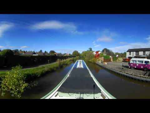 Experience Life Afloat in 360° | Narrowboat Journey to Barlaston.