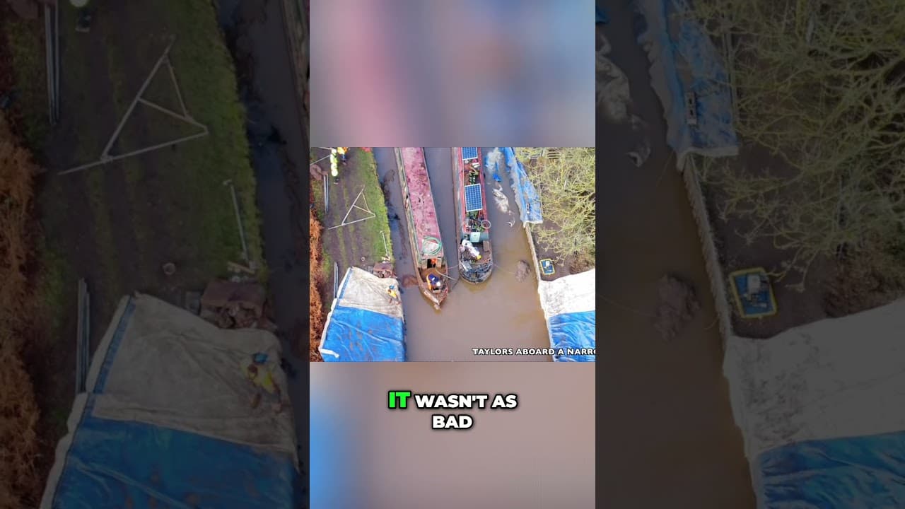 Llangollen Breach Saving Boats and Digging Out Two Centuries of Clay