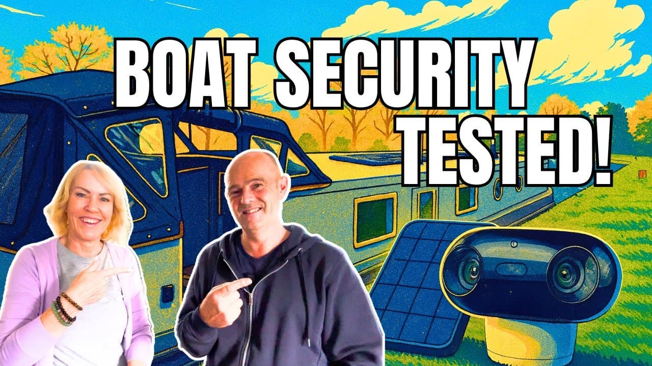 Reolink Argus 4 Pro on a Widebeam Boat | Solar Security Camera Review | 200