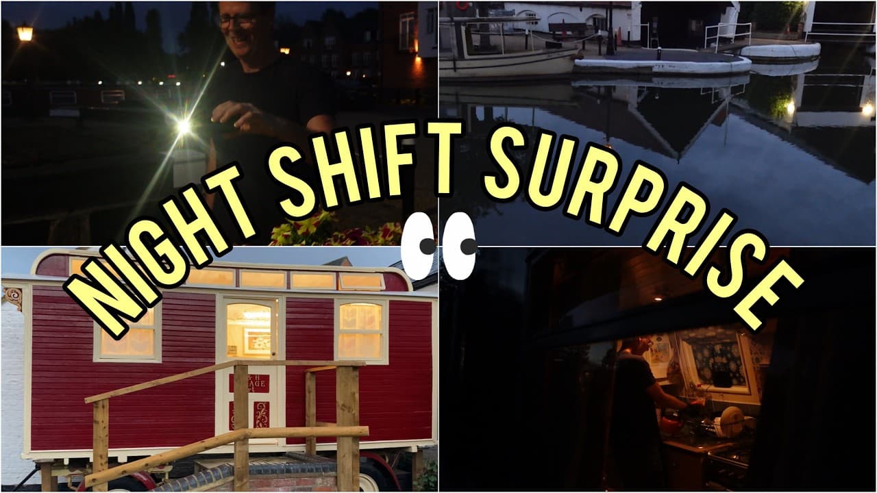 Night shifts in our wagon bring surprises | Fulltime Narrowboat life #boatlife #narrowboat #canal