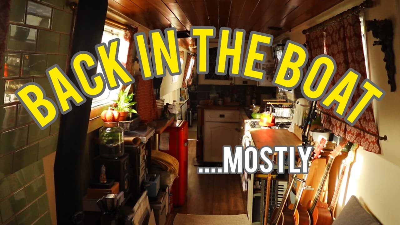 Back together on the boat |Fulltime Narrowboat life#boatlife #canal #narrowboat