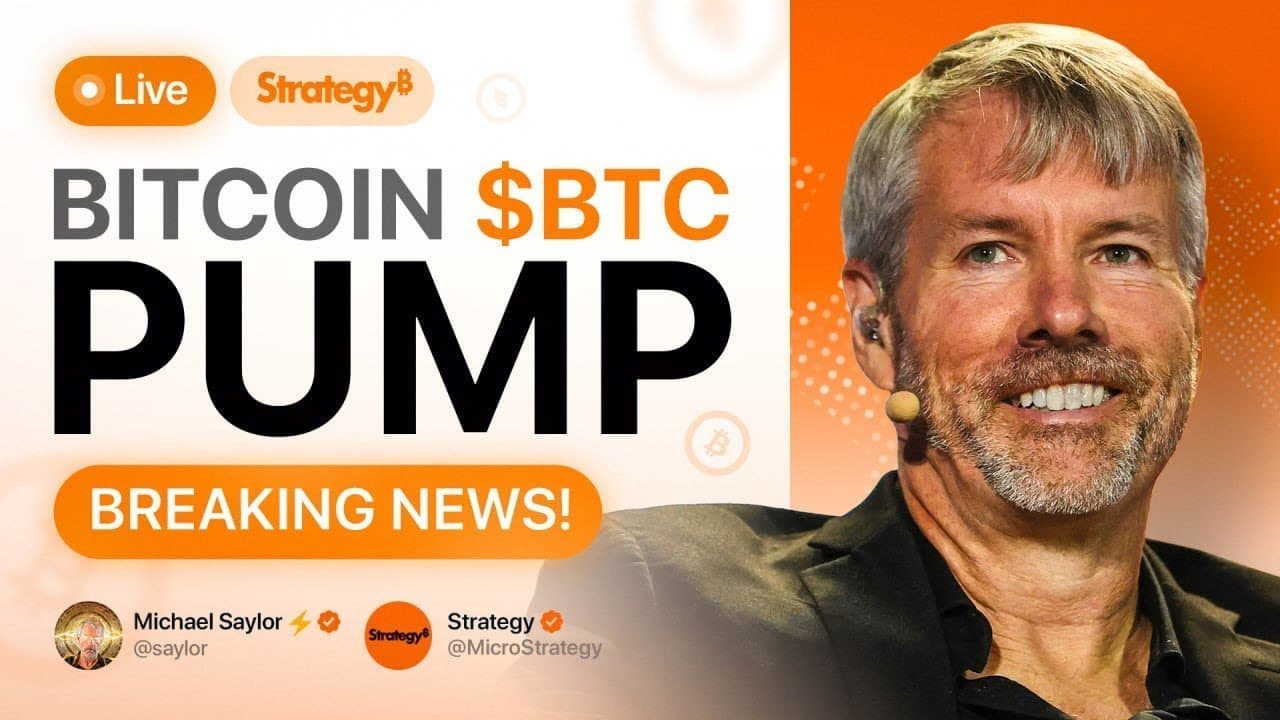 LIVE: Michael Saylor on Bitcoin Bull Run & MSTR Stock – BTC Price Analysis