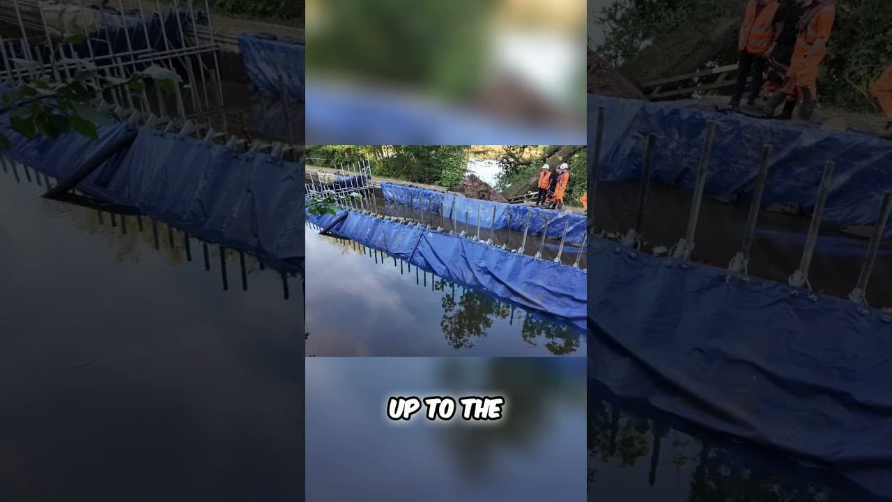 Canal Drainage Cofferdam Pumping & Collapsed Towpath Update