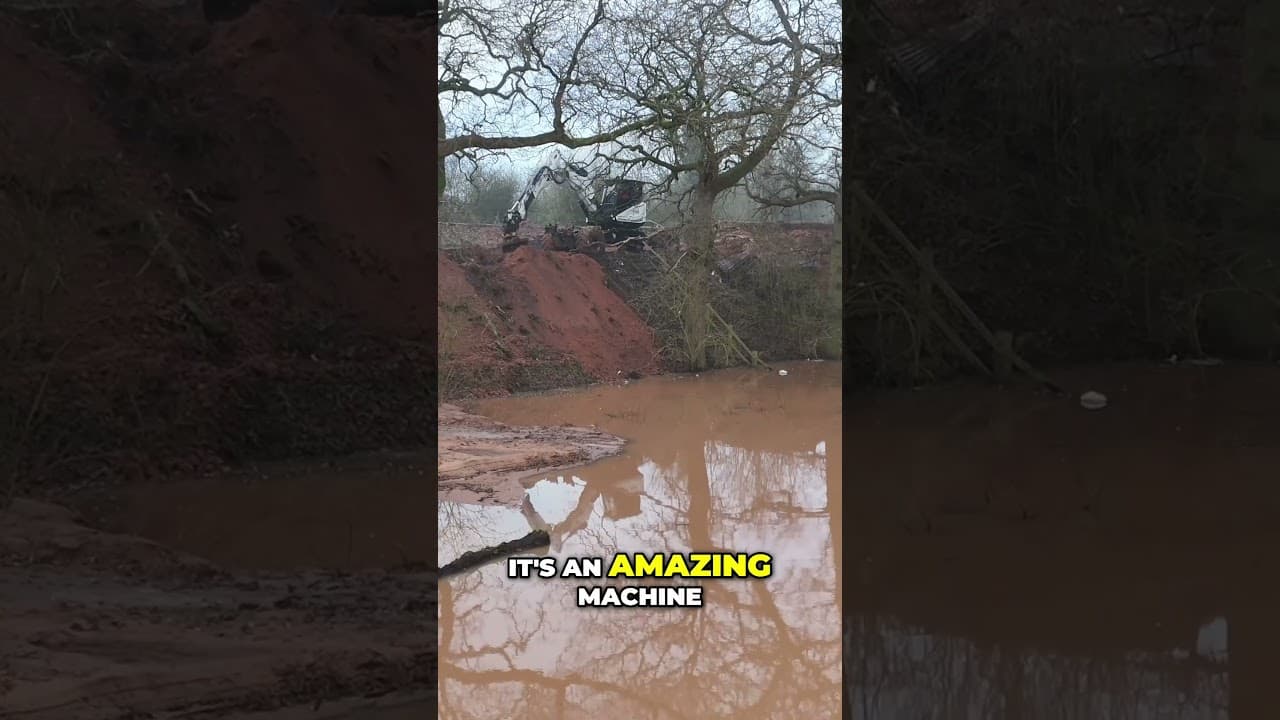 Whitchurch Breach Spider Excavator The Insane 4 Legged Digging Machine! #canal