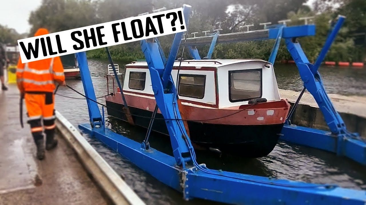 Launch Day For Our Tiny Narrowboat Project! + Renaming Our Boat! | EP67