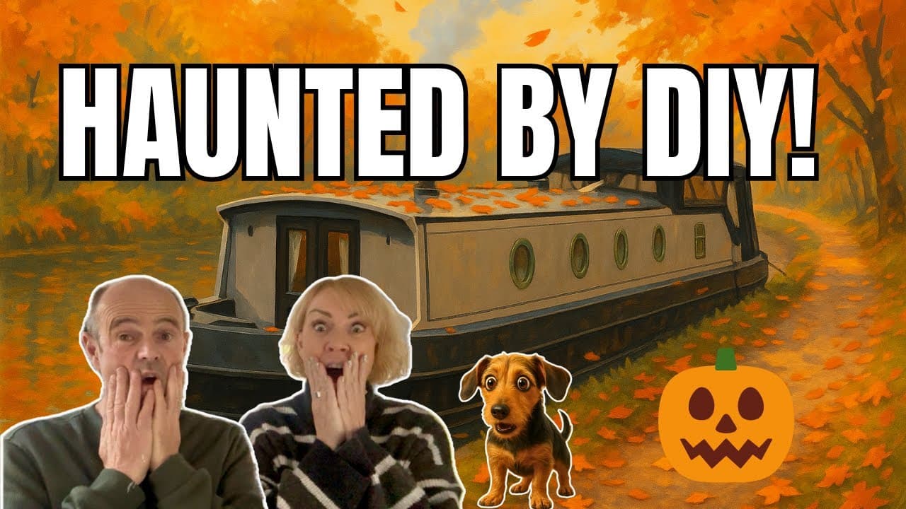 Haunted by DIY | Widebeam Boat Upgrade & Wine Glass Wizardry | 202