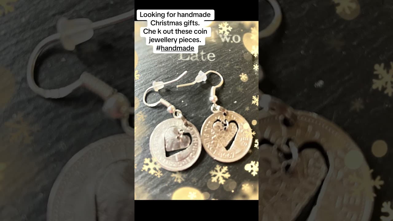 Handmade Coin Keyrings – Unique Gifts Made by Steve! #chritmasgift #narrowboatlife