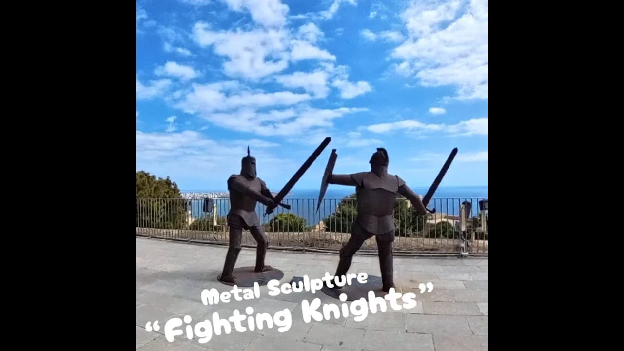 Fighting Knights - Alicante Castle - Spain - Wish you were here! #travel #alicante
