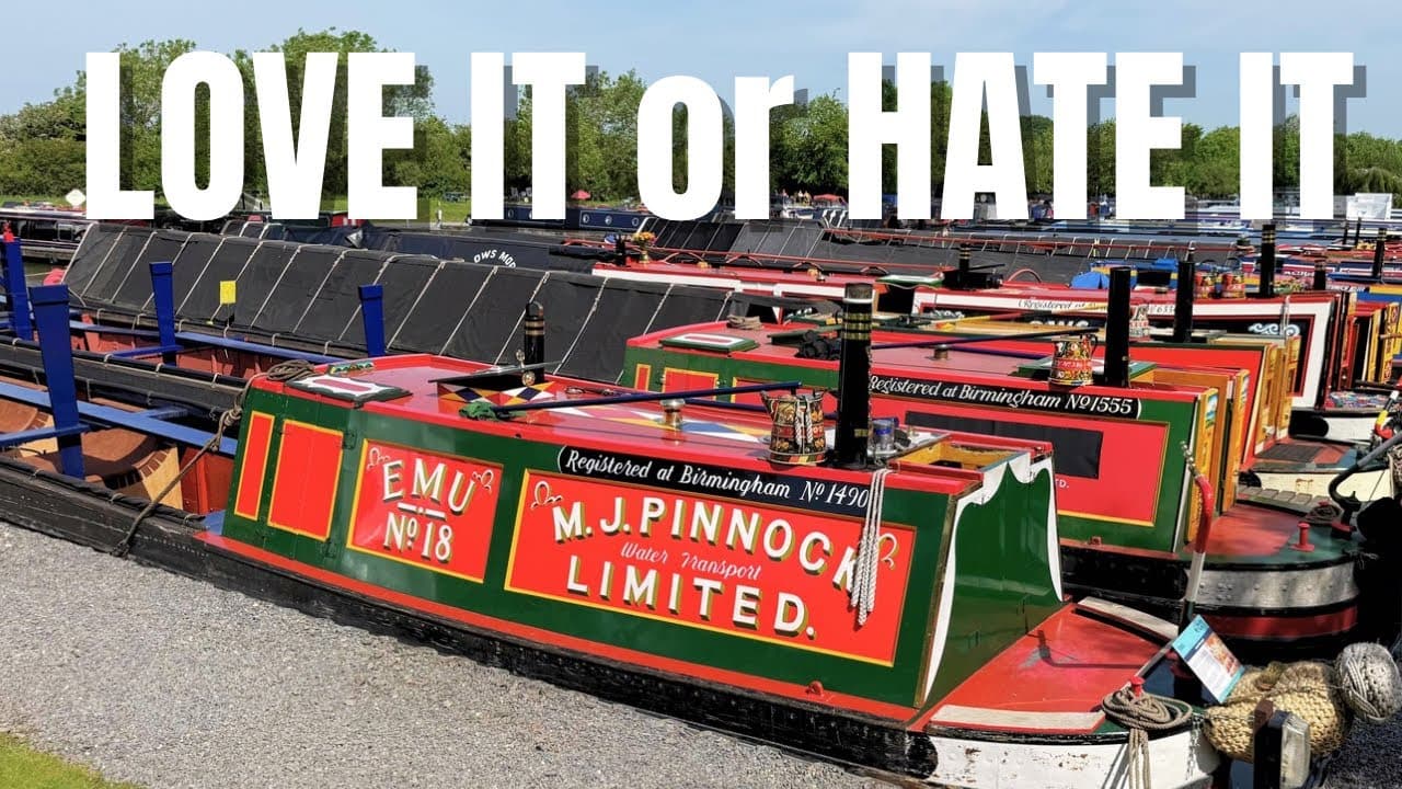 We Took Our Narrowboat To The Crick Boat Show