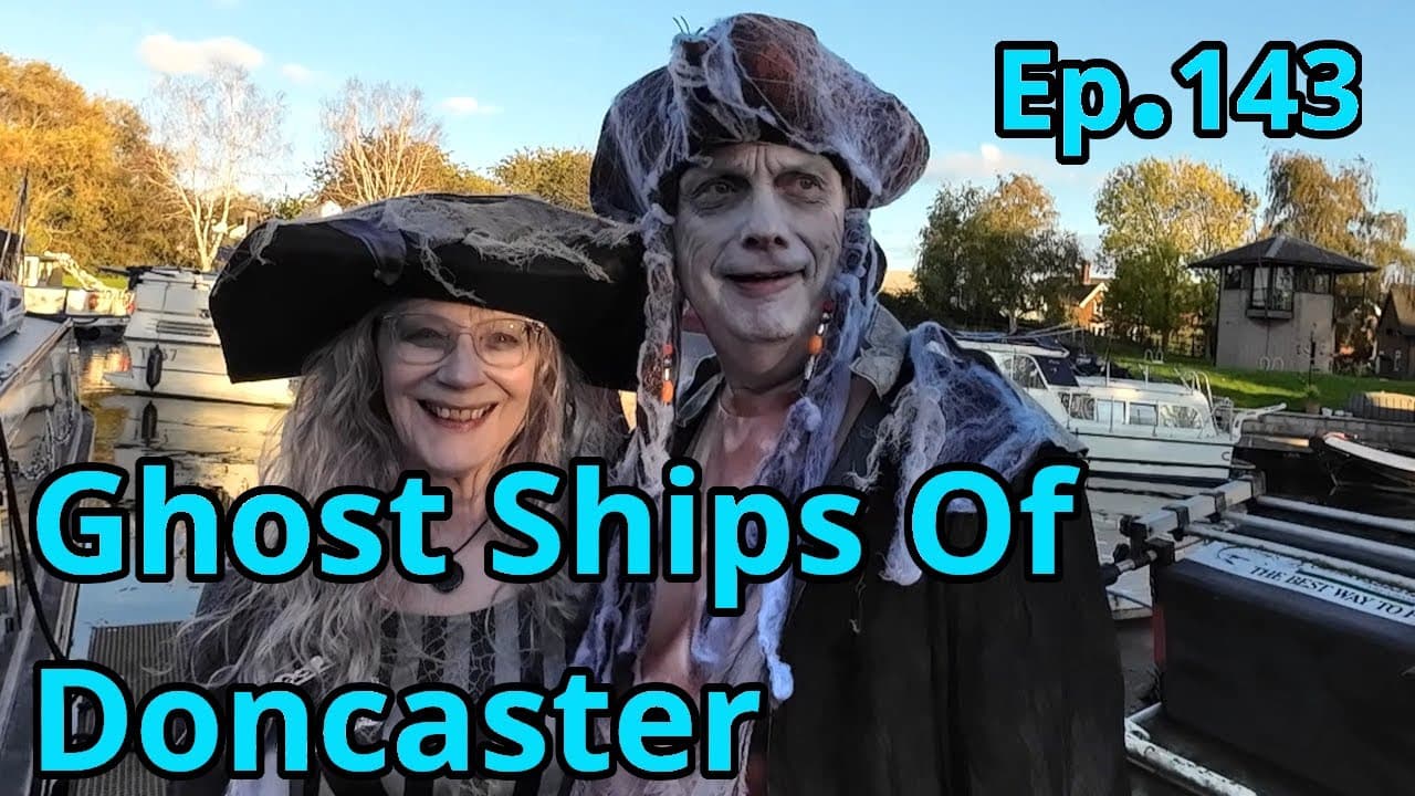 Ep143 **We're Back on Narrowboat TOMMI! Ghost Ships Of Doncaster illuminated Sail 🚤✨i