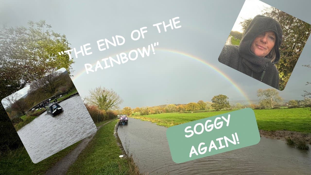 Rain at Bosley Locks (Again!)… But What a Rainbow at the End!