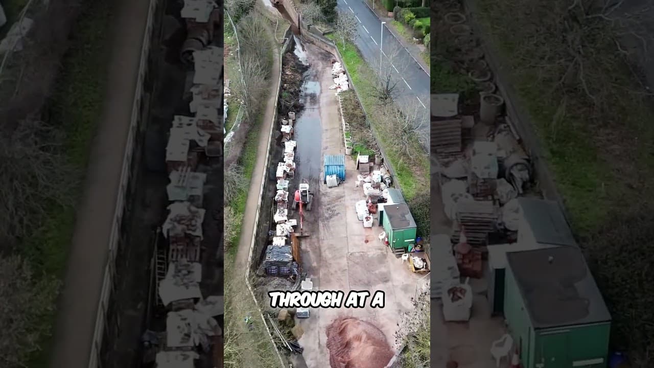 Lock 24 Under Construction See The New Bridge & Paths! on the Lichfield Canal