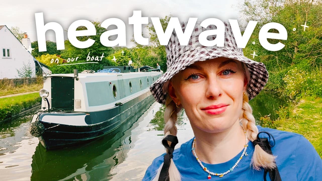 Hot boat, iced coffee & everyday narrowboat life