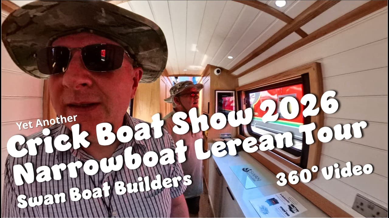 #168 Yet Another Crick Boat Show 2026 - Narrowboat LEREAN Tour - Swan Boat Builders