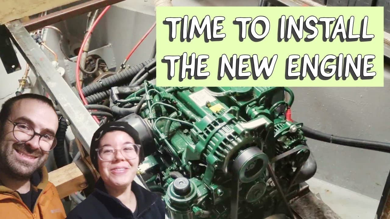 A New Narrowboat Engine - vlog 98