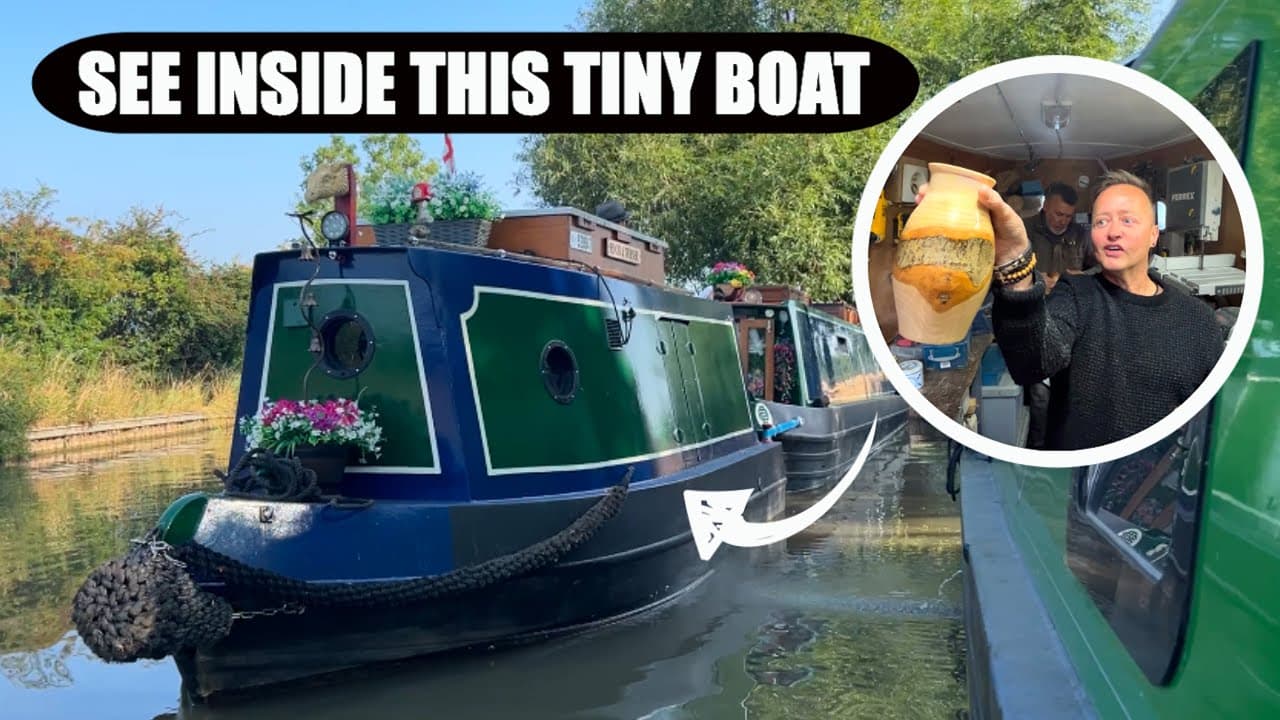 This Tiny Narrowboat Workshop Will Amaze You