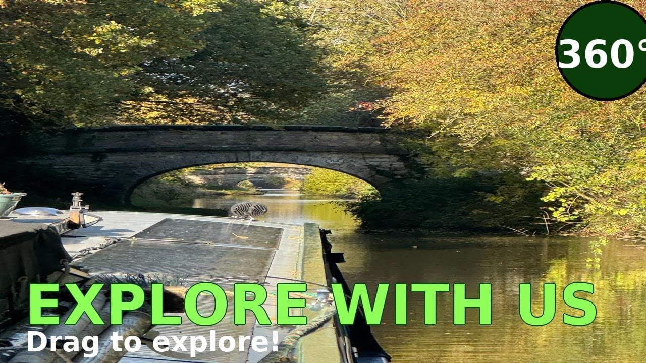 Explore the Macclesfield Canal in 360 drag to explore