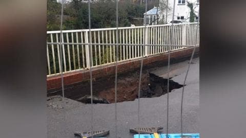 Concerns over time taken for broken bridge repairs