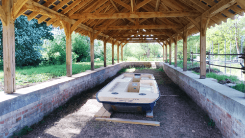 Hidden dry dock restored after more than a century