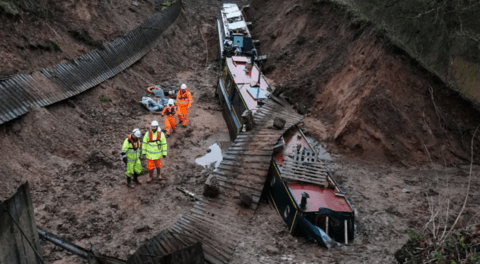Breached canal could reopen in time for Christmas