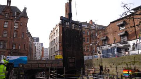 City centre canal gets new set of lock gates