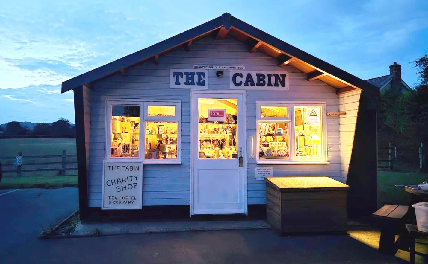 Our canal boat gets local donation