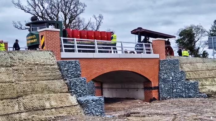 Triumphant opening of latest Montgomery restoration bridge
