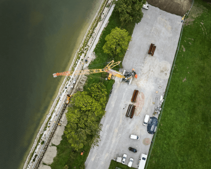 200-year-old embankment strengthening works complete at Wilstone Reservoir