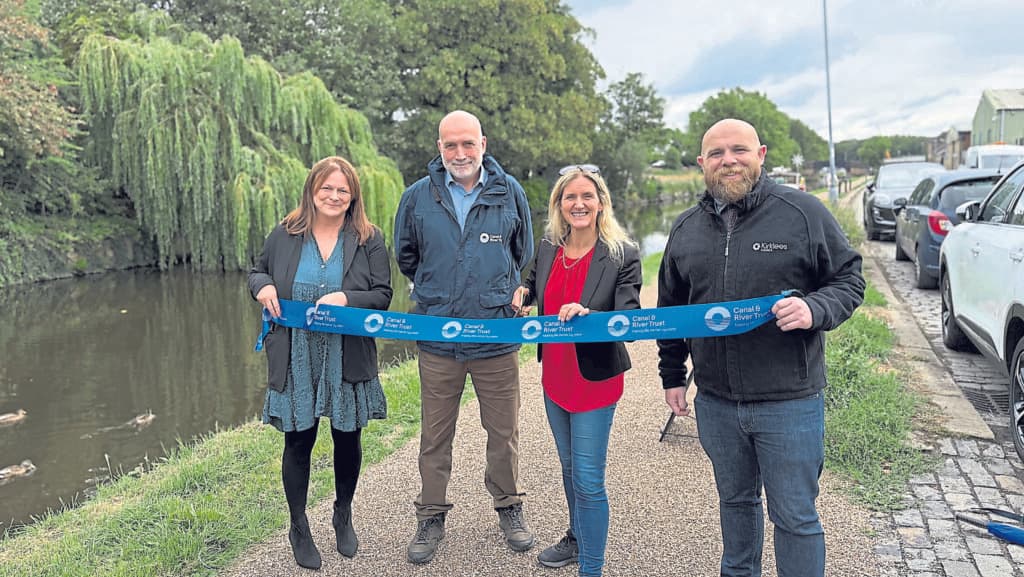 IMPROVED TOWPATH to create greener route to town’s train station