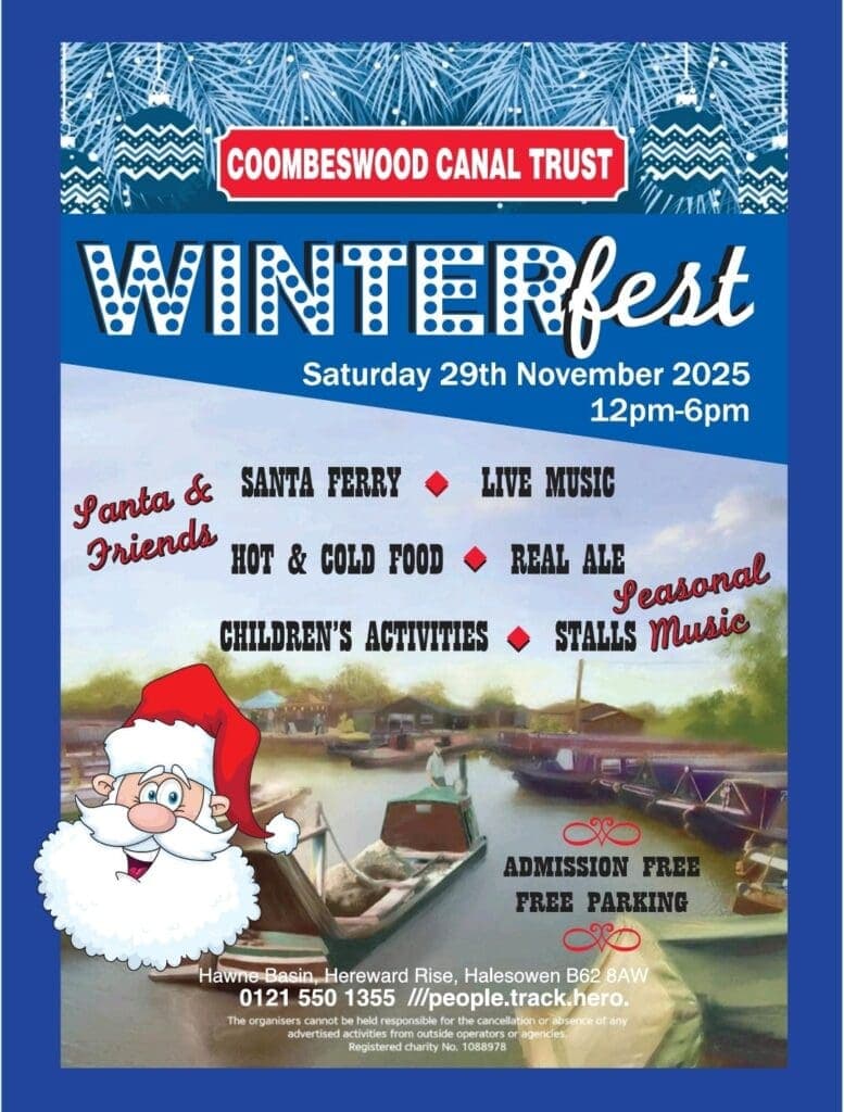 MEET SANTA at Coombeswood Canal Trust’s Winterfest