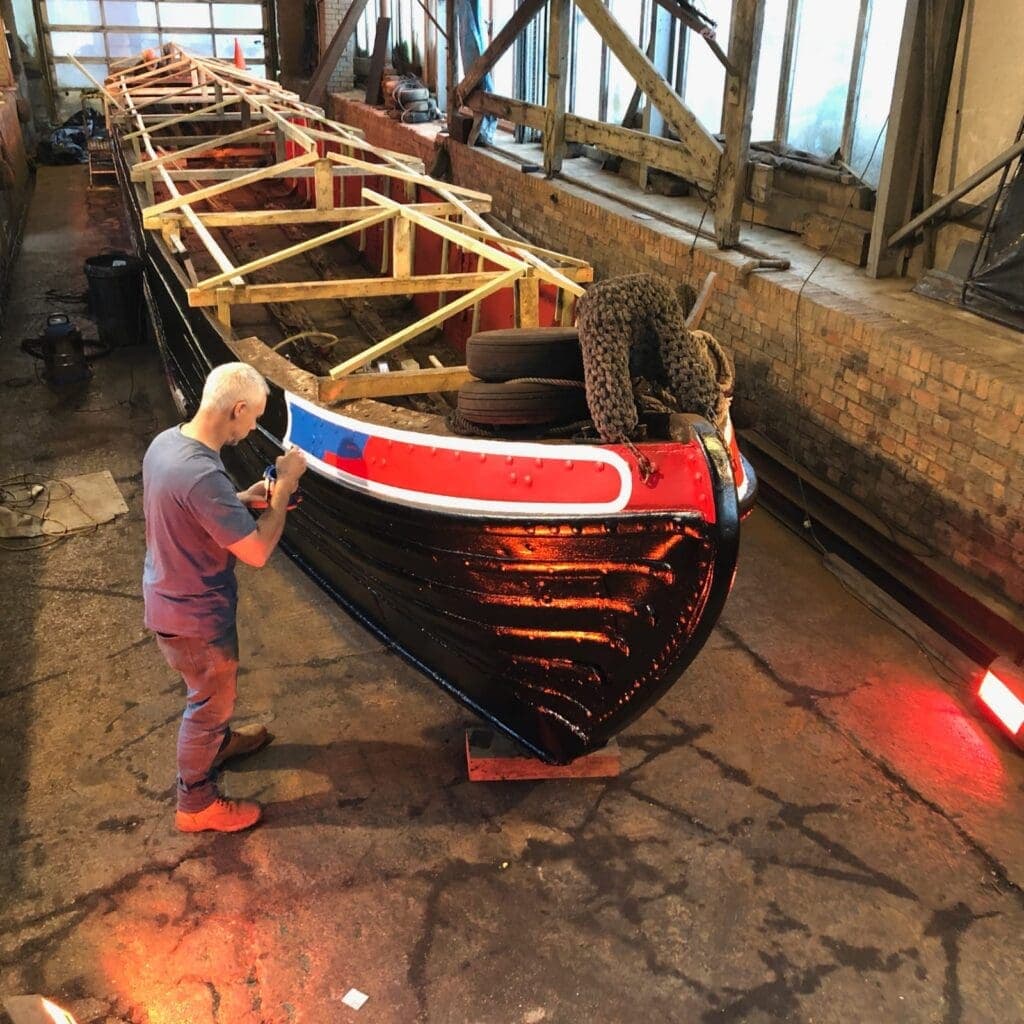 RESTORATION PLANNED for historic canal boat