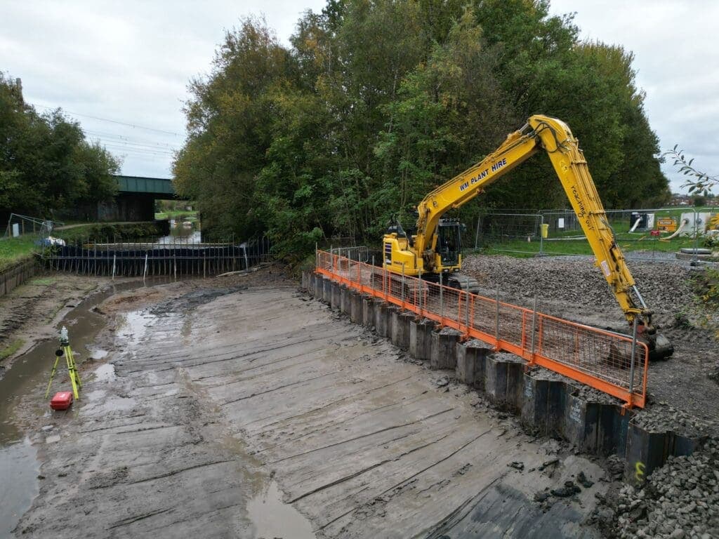 WIGAN CANAL REOPENS after water main burst