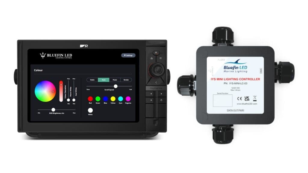 Raymarine first to integrate new smart lighting control