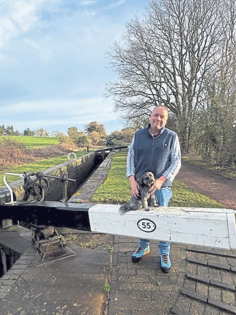One man and his dog – and a 250-mile towpath challenge
